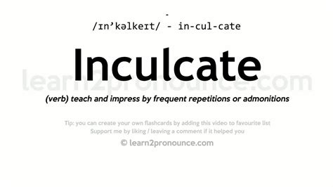 incula|Inculcate Definition & Meaning .